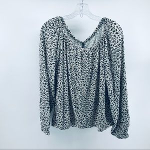 Anthropologie scoop neck top